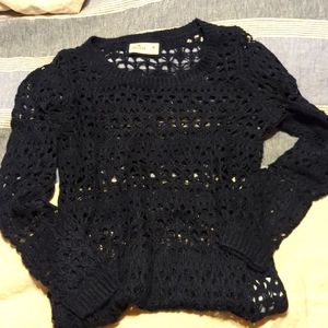 Hollister navy blue sweater